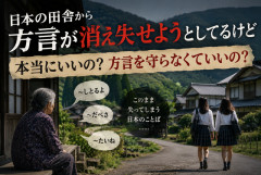 【議論】日本の田舎から方言が消え失せようとしてるけど、本当にいいの？方言って守らなくていいの？