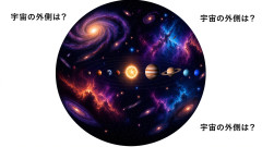 【画像】宇宙の外側って何があるの？宇宙に外側があるならその外側はなにか教えて！