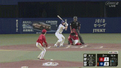 【中日対広島21回戦】中日・ボスラー、広島・鈴木健矢から第8号同点ソロホームラン！！！！！！！！！！！！