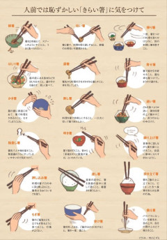 【画像】食事の場で絶対にやってはいけない「嫌い箸」がこちら。まさかお前らやってないよな？
