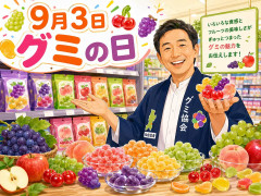 きょう9月3日は「グミの日」　仙台出身・日本グミ協会初代会長の武者さんに聞く　「魅力は？」