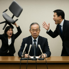 椅子投げ＆英語で罵声のパワハラ報道 タクシー会社「東京エムケイ」が会見「62歳の弟に姉が大ゲンカ」   #MK