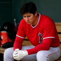 大谷翔平が不振、移籍後ワースト60打席（12試合）HRなし 無安打＆4打席連続三振…ド軍逆転負けで2連敗   #野球