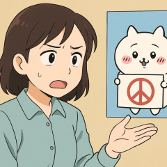 パヨさん「日本、ちいかわの勢いすごいから、ナガノ氏が反戦訴えてくれたらよい」