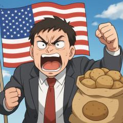 左翼さん、アメリカ産ジャガイモ輸入にブチギレwwwwwwwww   #悲報