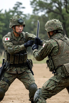 【悲報】自衛隊、プロレスごっこでゴム製ナイフと間違え本物ナイフで後輩隊員を突き刺す😭ｗｗｗｗｗ