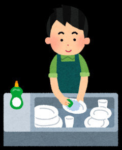 嫁が皿洗いと掃除しないから代わりやった結果wwwwww