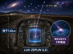 地下1.6kmに設置されたダークマター検出器が「1つの奇妙な粒子」を検出したと報告