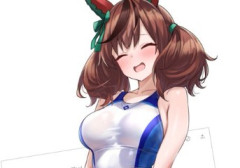 【ウマ娘】競泳水着のネイチャさん…むちむちだ。