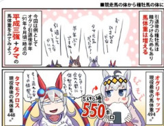 【ウマ娘】引退後の種牡馬は馬体重が増える。平成3強とタマモクロスを例にすると…？