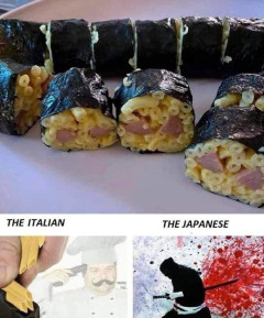 【衝撃】イタリア人が寿司とピザ融合→日本人の反応がカオスすぎたｗｗｗ