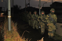 共産党鳥取県議「米子陸上自衛隊が80人も夜中に街中を行進するそうでビックリ」！