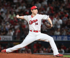 【朗報】カープ大瀬良、巨人打線を三者三振斬り！←中継ぎ転向で大復活