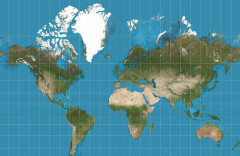 国連「メルカトル図法の世界地図やめて」日本を含む164カ国が賛成、米国が唯一反対