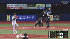 【朗報】紅林、第15号ソロでオリックスが1点差に迫る！