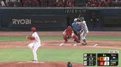 【広島対巨人19回戦】巨人、８回表１アウト二塁から石塚のタイムリーツーベースで勝ち越し！！！！！！！！！！！！！！！！