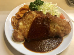 【画像】洋食屋さんのポークカツレツ美味しい