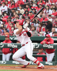 カープ佐々木泰5号逆転2ランホームラン！巨人中川から起死回生弾！！