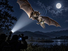 コウモリが空中で鳥を捕まえる様子、世界で初めて撮影成功 東京大など