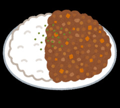 晩飯：カレーライス←これに一品足すなら