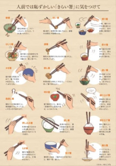 【画像】食事の場で絶対にやってはいけない「嫌い箸」がこちら。まさかお前らやってないよな？