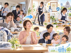 家事支援を国家資格化へ、共働き増加で高いニーズ 　「ただで女性が担う」意識が変わる？