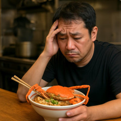 こめお、蟹ラーメン食中毒で7日間の営業停止処分「料理人続けていいのか」不安吐露も… 「お願いなのでやめて」猛批判   |  実際のとこ食中毒出したから辞めますなんて店聞いたこと無い