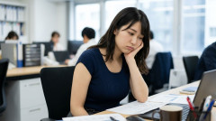 【500人も！？】AIで事務職女子が不要になった結果がこれ‥‥→建設現場に駆り出される
