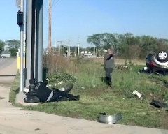 【動画】至近距離の銃撃戦、アメリカの警察が大変すぎる(@_@;)