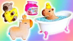I TRIED OPENING CAPYBARA STUFF! Unboxing Blind Boxes and more!