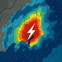 明日7日にかけて関東は災害級の大雨の恐れ 1日あまりで平年1か月分の雨が降る予想