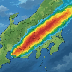東京 埼玉 千葉 神奈川 線状降水帯予測ｷﾀ━━━━━━(ﾟ∀ﾟ)━━━━━━ !!!!!
