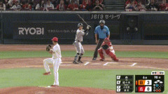 【広島対巨人20回戦】巨人、6回表2アウト満塁から佐々木俊輔のタイムリーで1点追加！リードを4点に広げる！！！！！！！！！！