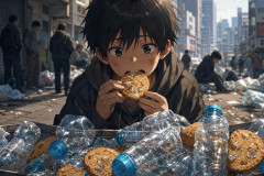 使い終えたペットボトルがクッキーに　貧困層がペットボトルを食べる時代は目前