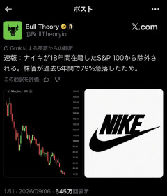 【まとめ】ナイキ株価79%下落で迷走→アシックス・ニューバランスの時代へｗｗｗ