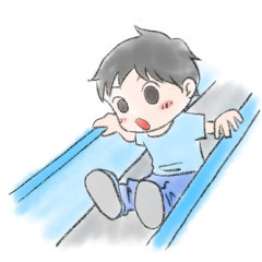 近所の公園で友人の子供が遊具に足を挟んでしまい、大騒ぎになった→何とかして挟まった足を抜こうとしたが…