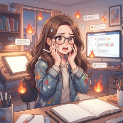 【衝撃】あるイラストレーターに仕事を依頼した際、締め切りを守ってくれず揉めたが最終的に”納期が守れないなら別の絵師に頼む”と連絡入れたら一気に基地化した