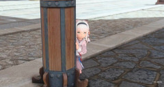 【FF14】「天才すぎる発想」とあるエモートと柱を駆使した「こっそりララフェル」が話題に【参考動画有】