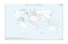 【画像】国連「メルカトル図法やめてこれからは実際の国の大きさに基づいた地図を採用します」