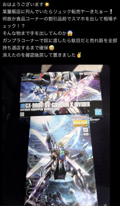 【ガンプラ】転売ヤー警察「あいつ転売ヤーっぽい！売り場のガンプラ全部確保しとこ！」