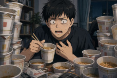 日本人は「カップラーメン」の食べ過ぎで塩分摂取量が世界的に見ても異常に高いと判明