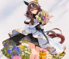 【ウマ娘】これは発想の大勝利！！ カレンブーケドールの切紙が美しすぎる…
