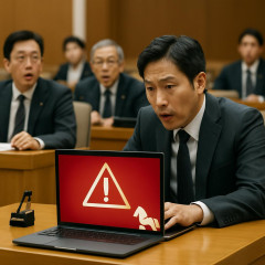 「お使いのシステムはトロイの木馬型スパイウェアに感染しています」 議員の端末から警告音、議事中断／八戸市議会