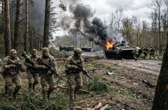 東部ドネツク州の要所リマン北方のロシア軍突出部、ウクライナ軍によって制圧か！