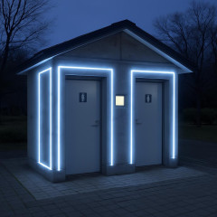 札幌の公園トイレ54カ所で謎のLED化、市は困惑「名乗り出てほしかった」   |  カメラ仕込まれてないか？