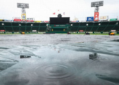 甲子園の阪神対広島戦、天候不良のため中止