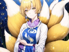 外国人「この藍は存在しない」東方勢がAIで生成したキャラ画像を語ってる