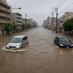 名古屋市60万世帯に 大雨で浸水発生の恐れ   #レベル5 緊急安全確保 |  名古屋中心部  |  ヤバすぎるだろ。地下にいたら死んでてもおかしくない
