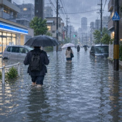 【悲報】千葉豪雨で水没したラーメン屋、また水没・・・