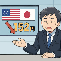 日経新聞「日米共同為替介入したが効果ありませんでしたざんねーんw」→1ドル=152円台へ   |  1ドル50円とか言ってたみたいだし